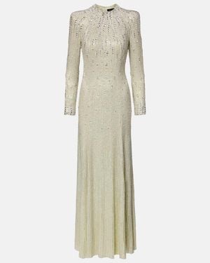 Jenny Packham Aurora Sequined Gown - Natural