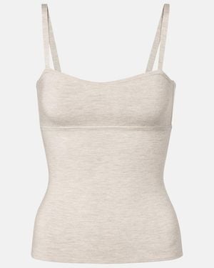 Max Mara Epica Wool-Blend Top - White