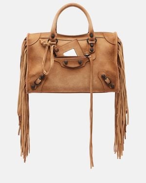Balenciaga Henkeltasche Le City Small - Braun