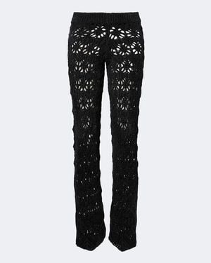 Alanui Pantaloni Time To Shine - Nero