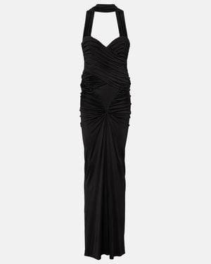 The New Arrivals Ilkyaz Ozel Samsara Ruched Strapless Gown - Black