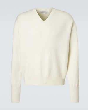 Studio Nicholson Loch Wool And Cashmere Sweater - White