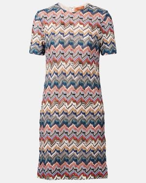 Missoni Zigzag Lame Minidress - Multicolor