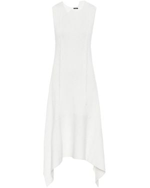 JOSEPH Vestido Midi Dee De Punto - White