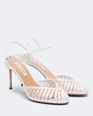 Aquazzura Sweet Surrender Court Shoes - White