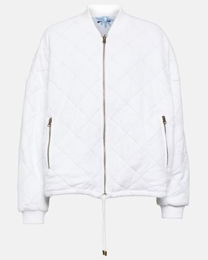 The Upside Chaqueta Bomber Rani De Algodon - Blanco