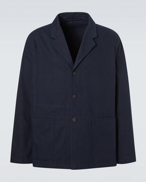Studio Nicholson Jacke Aus Denim - Blau