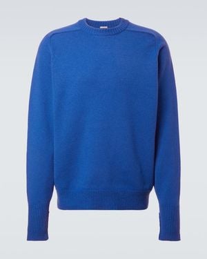 A.PRESSE Wool Sweater - Blue