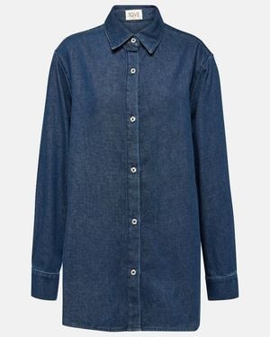 TOVE Navie Denim Shirt - Blue