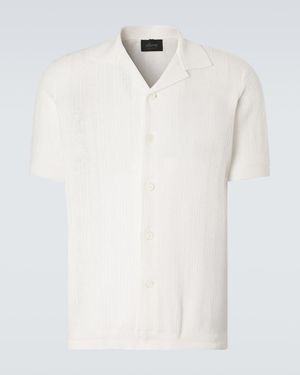Brioni Linen And Cotton Shirt - White