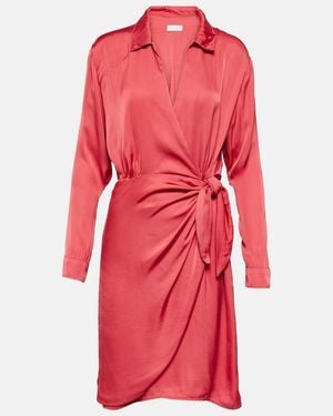 Velvet Juni Wrap Dress - Red