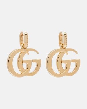 Gucci Pendientes Gg Marmont - Metálico