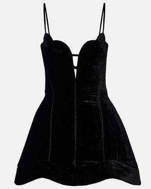 american apparel black velvet bustier dress Velvet Bustier Crop Top