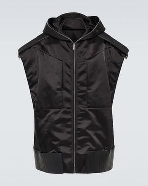 Rick Owens Vest Polyamide, Calfskin - Black