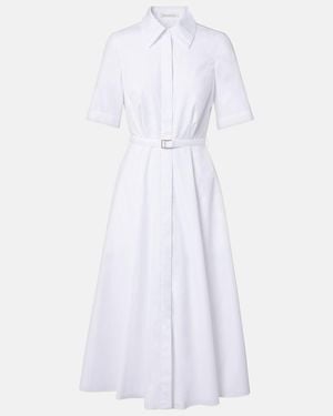 Emilia Wickstead Rubie Cotton Shirt Dress - White
