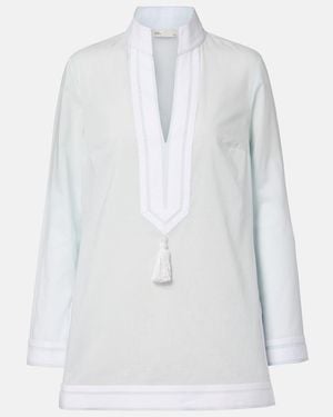 Tory Burch Cotton Kaftan - White