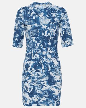 Stella McCartney Printed Minidress - Blue
