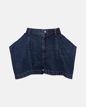 Sacai Denim Shorts - Blue