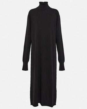 Jil Sander Cashmere Midi Dress - Black