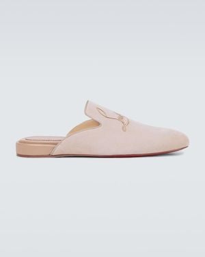 Christian Louboutin Coolito Flat Mules - White