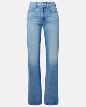SLVRLAKE Denim Sophie High-Rise Straight Jeans - Blue