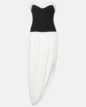 Jonathan Simkhai Augusta Embellished Bustier Dress - White