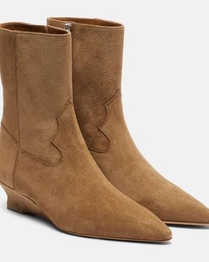 Le Monde Beryl Camille 40 Suede Ankle Boots - Brown