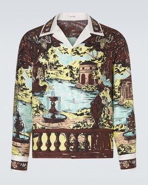 Versace Printed Silk Shirt - Multicolour