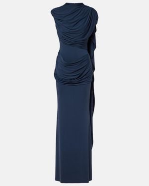 De La Vali Jersey Maxi Dress - Blue