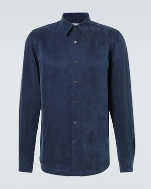 Dries Van Noten Oversized Shirt - Blue