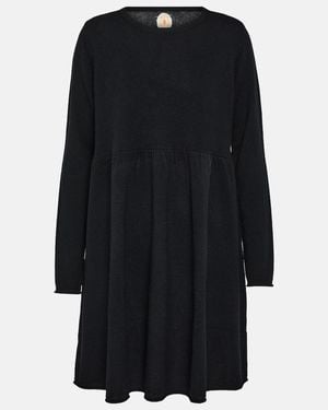Jardin Des Orangers Wool And Cashmere Minidress - Black