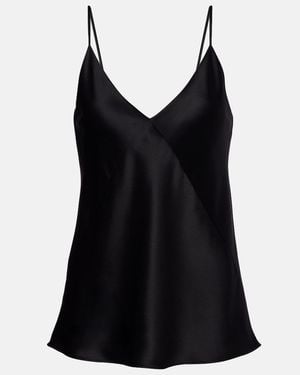 Max Mara Bacco Silk Camisole - Black