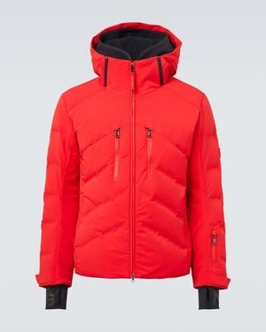 Bogner Jervis-D Hooded Down Ski Jacket - Red