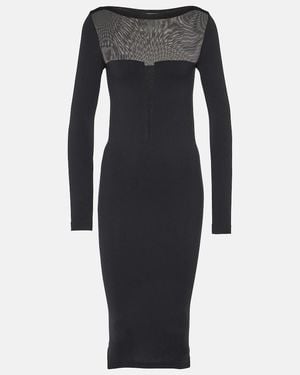 Wolford Venus Jersey Midi Dress - Black