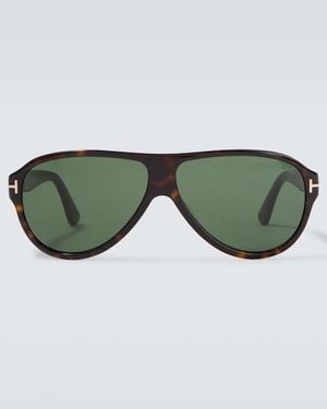 Tom Ford Aviator-Sonnenbrille Samuele-02 - Grün
