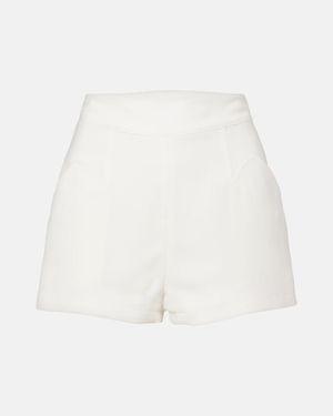 Mugler Re/Edit High-Rise Shorts - Weiß