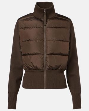 Canada Goose Daunenjacke Hybridge Aus Einem Wollgemisch - Braun