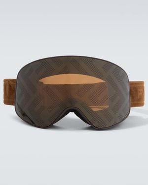 Fendi Logo Ski Goggles - Brown