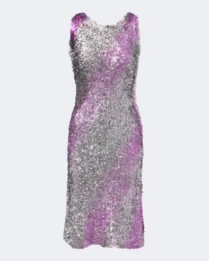 Maison Margiela Embellished Midi Dress - Purple