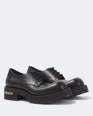 Balenciaga Schnuerschuhe Venom Aus Leder - Schwarz