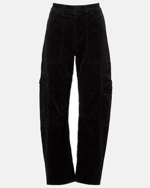 Citizens of Humanity Marcelle Barrel-Leg Cargo Trousers - Black