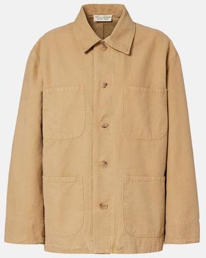 Nili Lotan Samy Cotton Overshirt - Natural