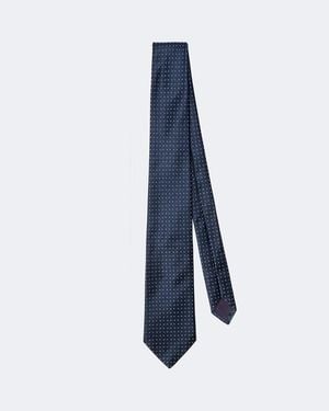 Charvet Polka-Dot Silk Jacquard Tie - Blue