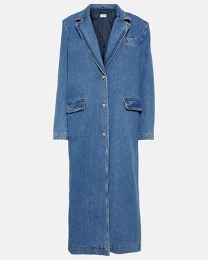 Magda Butrym Denim Coat - Blue