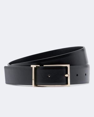 Tom Ford T Loop Leather Belt - Black