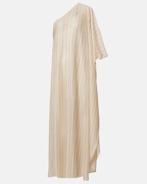 Melissa Odabash Savannah Lame Beach Cover-Up - Natural