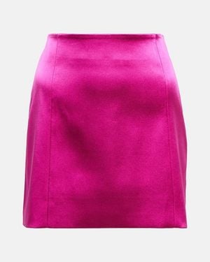 FRAME Minifalda de saten - Rosa