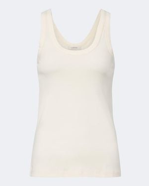 Lemaire Cotton Tank Top - White