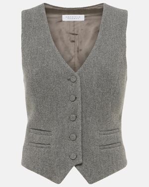 Gabriela Hearst Coleridge Wool And Cashmere Vest - Grey