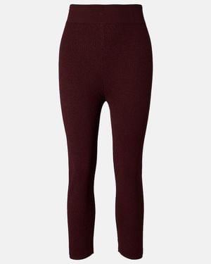 Chloé Knitted Capri Trousers - Red